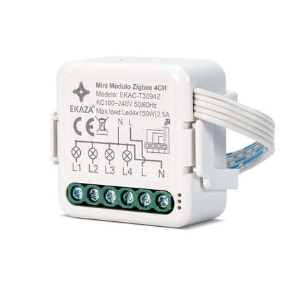 4CH Zigbee Paralero Smart Relay Module Mini Switch