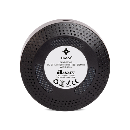 Mini Controle Remoto Universal Inteligente Wifi+RF433