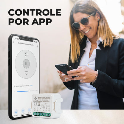 Mini Módulo De Cortina Inteligente Wifi + Rf