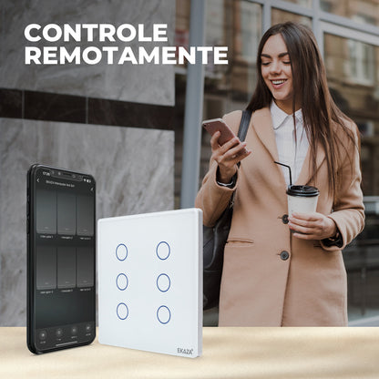 Smart Switch 4x4 Glass Touch 2.5d