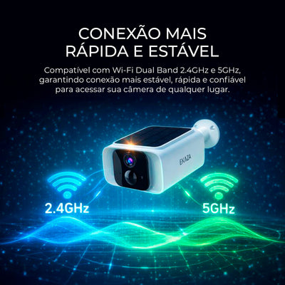 Sunlight 2K Outdoor Security Camera with Solar Panel 5G WiFi