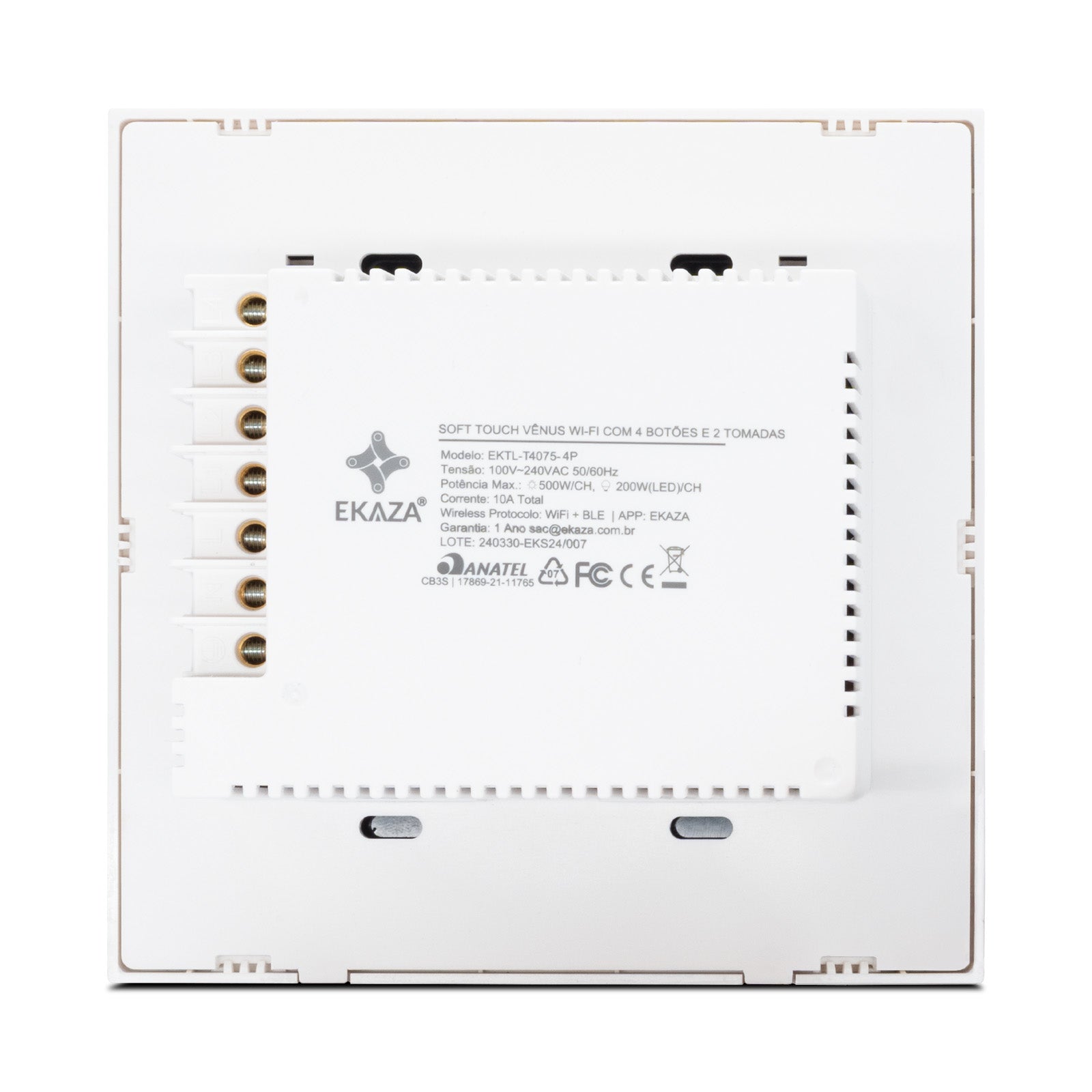4x4 Switch with Soft Touch Socket Venus Wifi Series