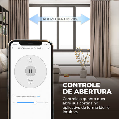 Mini Módulo De Cortina Inteligente Wifi + Rf