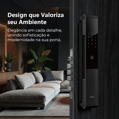 Fechadura Digital Com Reconhecimento Facial e Palma da Mão Sirius WiFi T5331