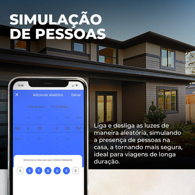 Interruptor Inteligente 4x4 Soft Touch Série Vênus Wifi 6 Botões