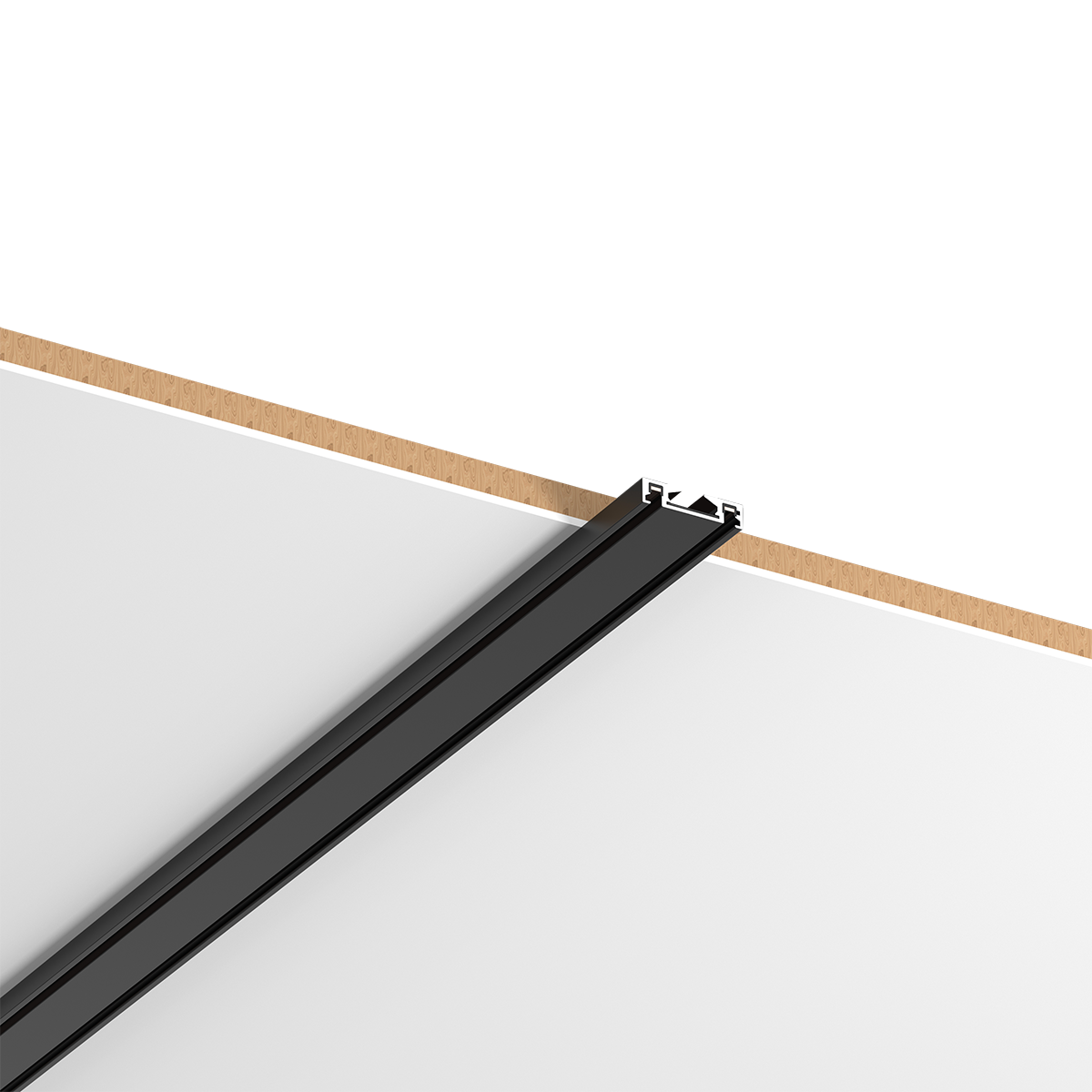 Magnetic Track Ultra-thin Overlay Track