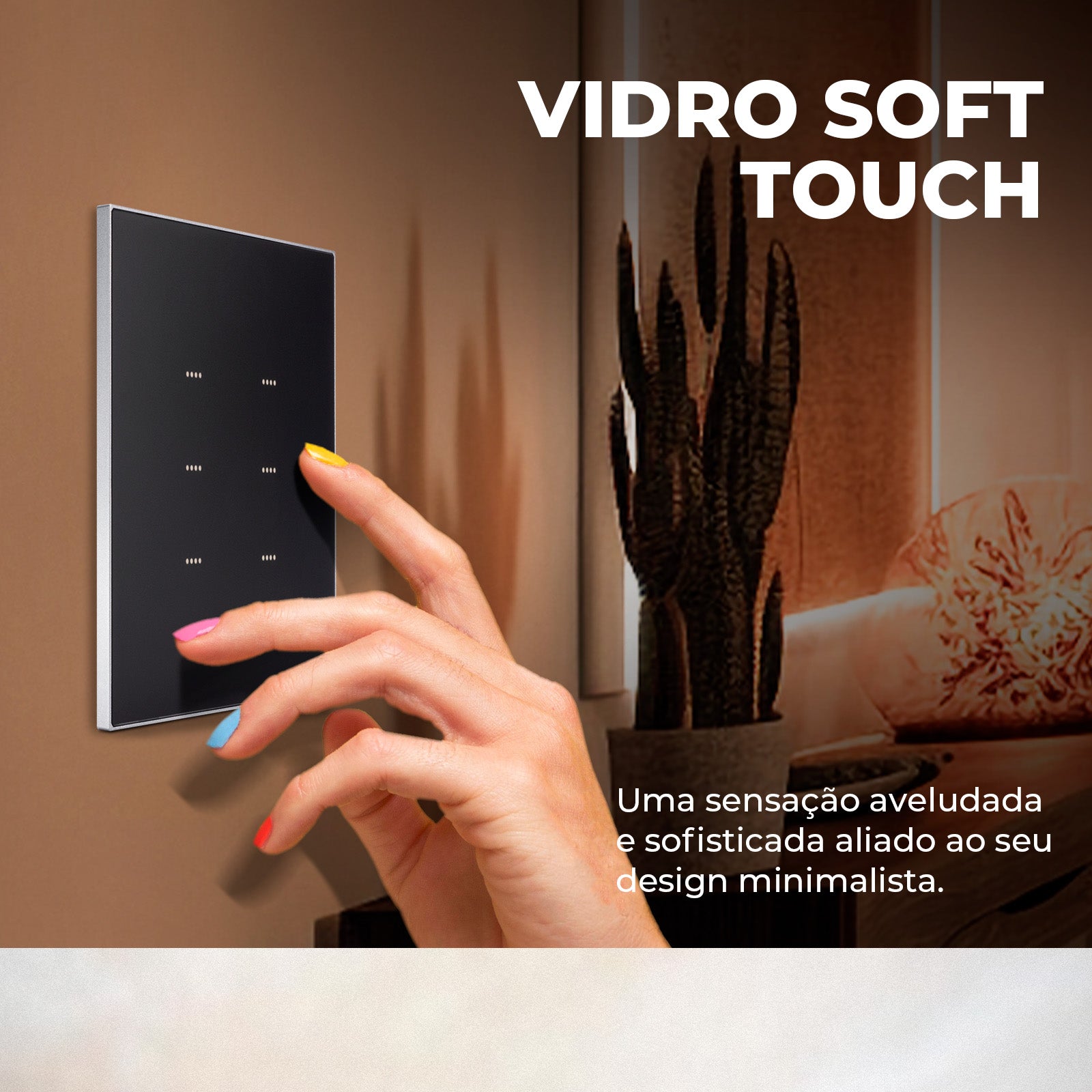 Smart Switch 4x4 Soft Touch Venus Series Wifi 6 Buttons