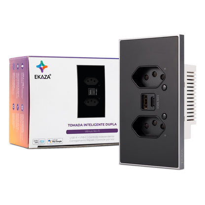 Venus Series Soft Touch Wifi Smart Socket with USB-A+USB-C 