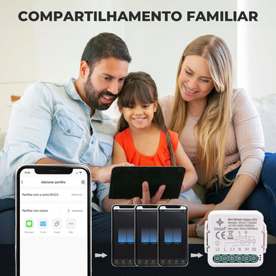 4CH Zigbee Paralero Smart Relay Module Mini Switch