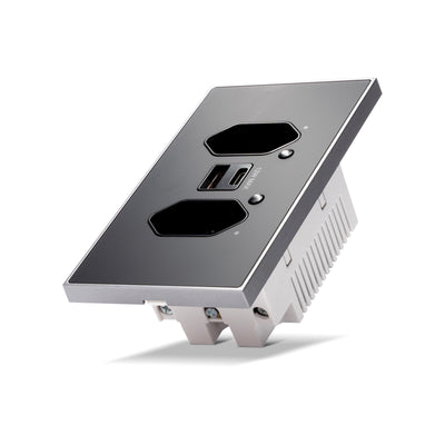 Venus Series Soft Touch Wifi Smart Socket with USB-A+USB-C 