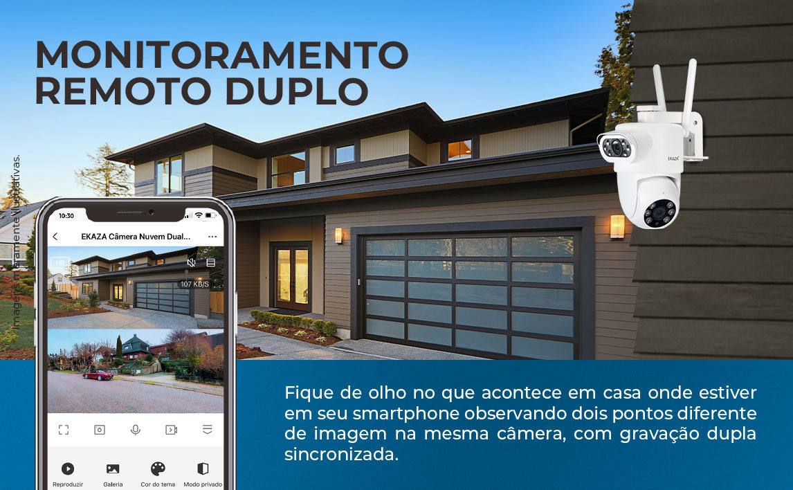 T3169 Dual 2K Cloud Dome Outdoor Security Camera 