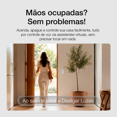 Interruptor Inteligente Matter série Touch 1 a 4 Botões