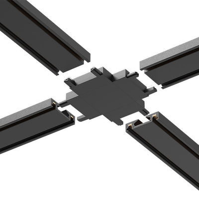Connection accessories for surface-mounted rails