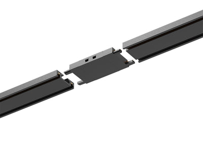 Connection accessories for surface-mounted rails