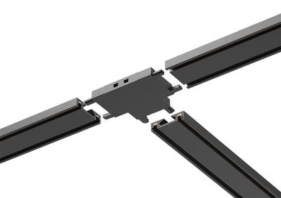 Connection accessories for surface-mounted rails