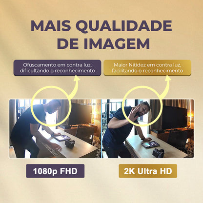 Câmera Babe Nuvem Home Robô Noturna 2k