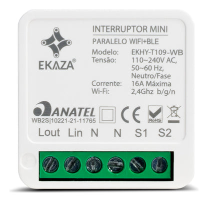 Mini Switch Smart Relay Module ONOFF Parallel Wifi 16A