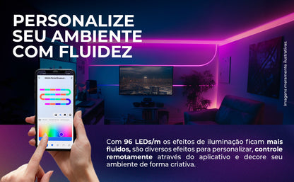 Ekaza Fita Led Neon Rgb-ic Inteligente Wifi 5m Alexa Google Rgb Wifi