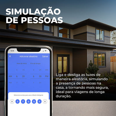 Interruptor Inteligente Tecla Fisica Full Click Mercúrio Lite 2 Tecla Zigbee