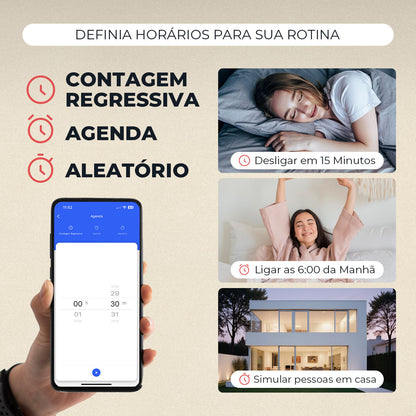 Interruptor Mini Módulo Relé Inteligente ONOFF Paralelo Zigbee 16A
