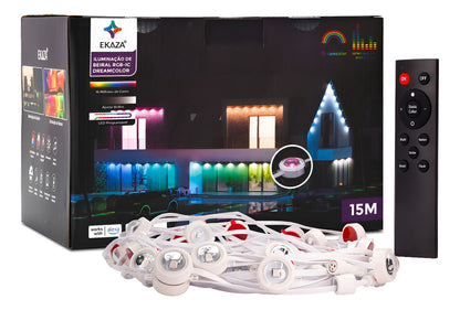 Smart Lighting for Eaves RGB-IC 15m Wifi 