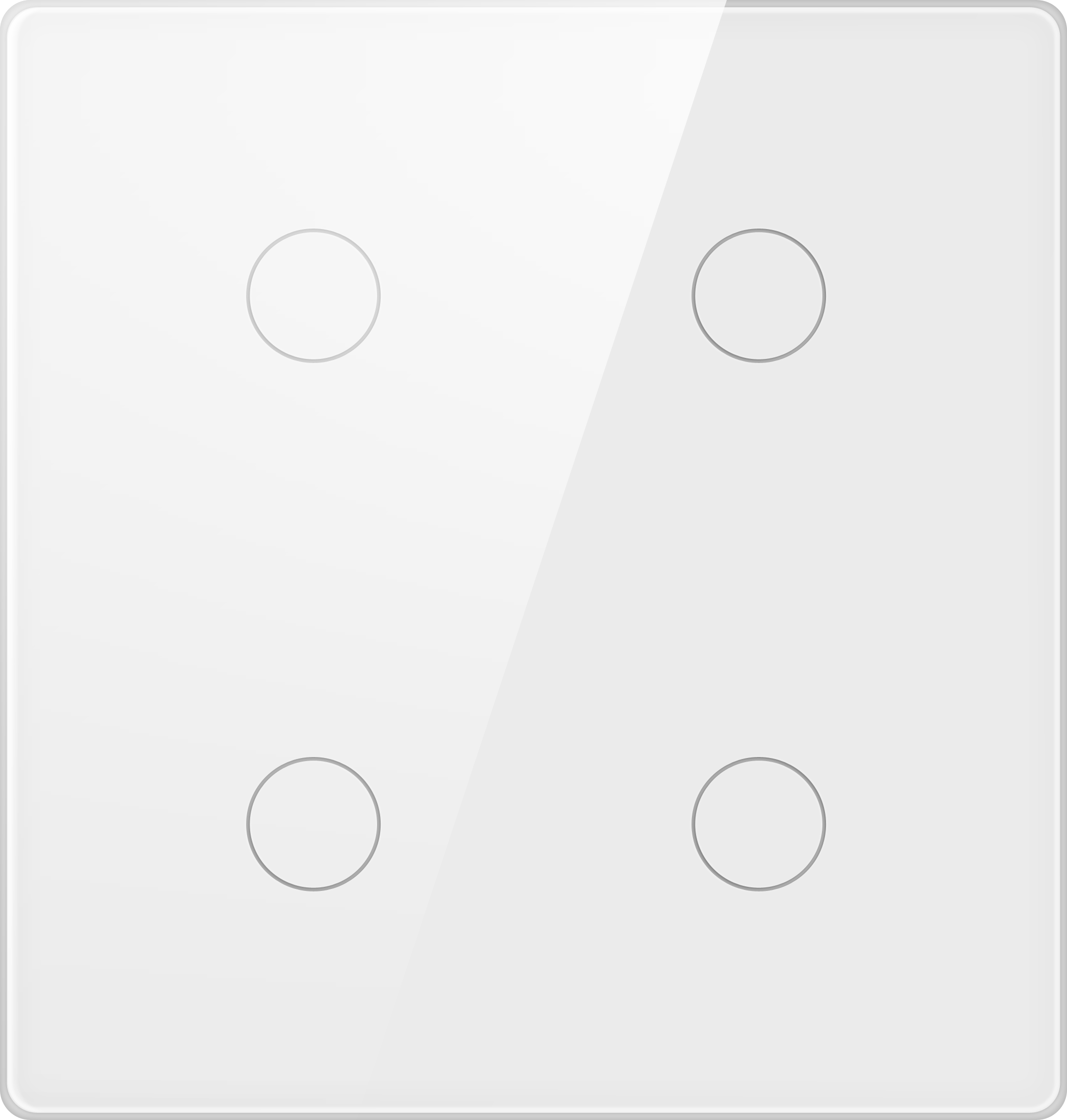 Smart Switch 4x4 Glass Touch 2.5d