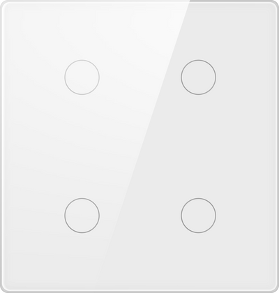 Smart Switch 4x4 Glass Touch 2.5d