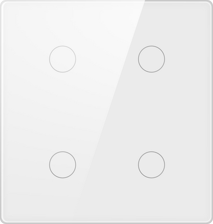 Smart Switch 4x4 Glass Touch 2.5d