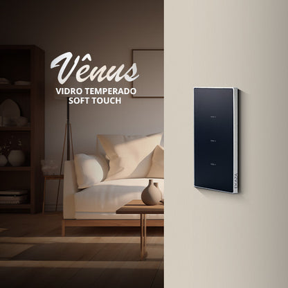Interruptor Zigbee Soft Touch Série Vênus 4x2
