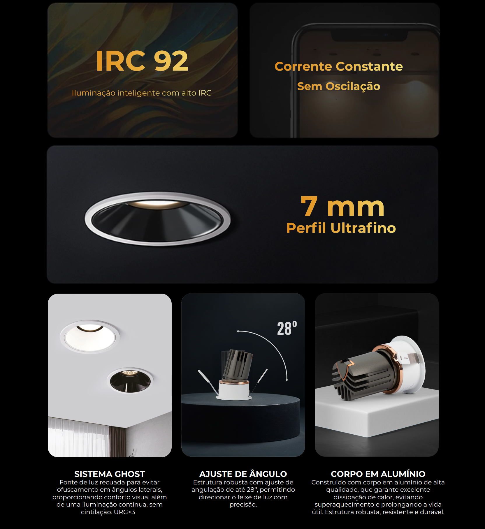 EKAZA Intelligent Mercury Lighting Spot 12W