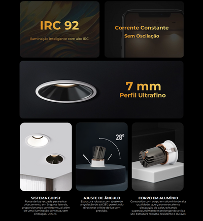 EKAZA Intelligent Mercury Lighting Spot 12W