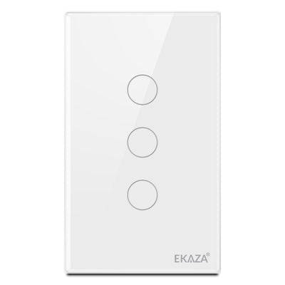 Touch 2.5d Series Zigbee Smart Switch 3 Buttons 