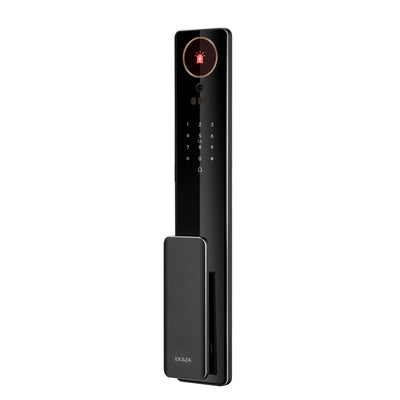 Fechadura Digital Inteligente Vega Ultra WiFi com Reconhecimento Facial, Digital, Senha, Cartão, App e Chave