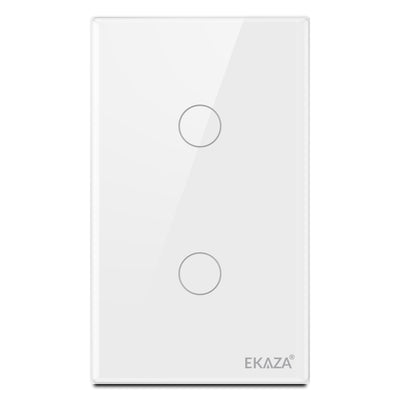 Touch 2.5d Series Zigbee Smart Switch 2 Buttons 