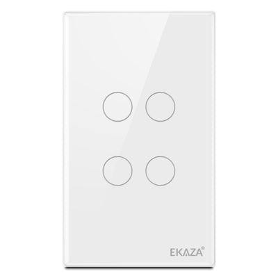 Touch 2.5d Series Zigbee Smart Switch 4 Buttons 