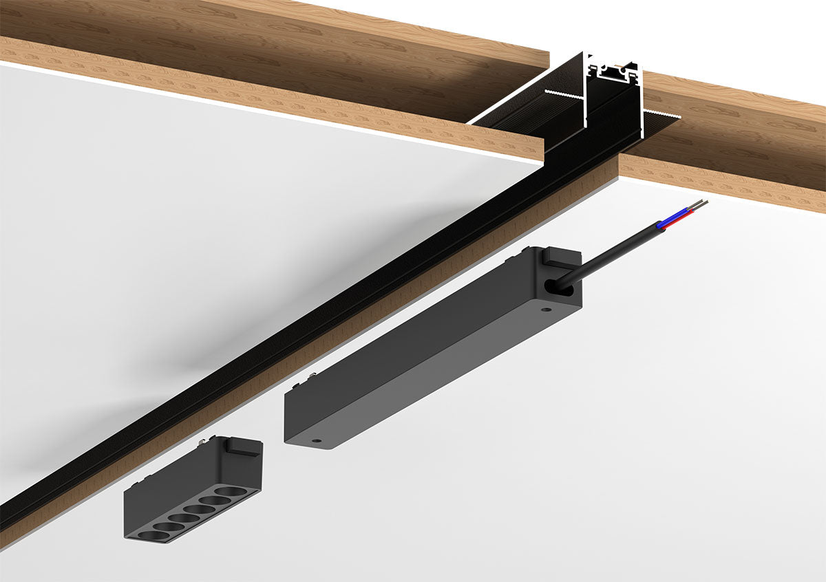 Magnetic Track Embedded Track