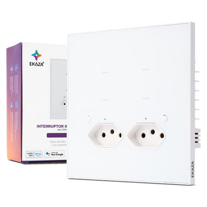 4x4 Switch with Soft Touch Socket Venus Wifi Series