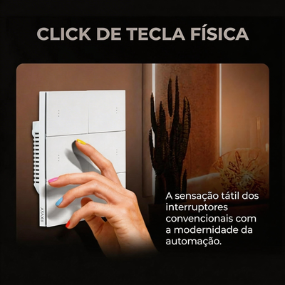 Interruptor Mercúrio Lite Zigbee 4x4 6 Botões