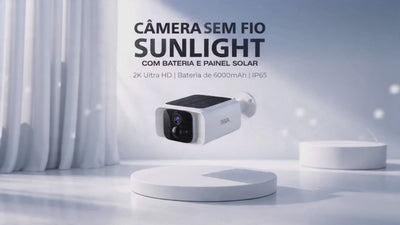 Sunlight 2K Outdoor Security Camera with Solar Panel 5G WiFi