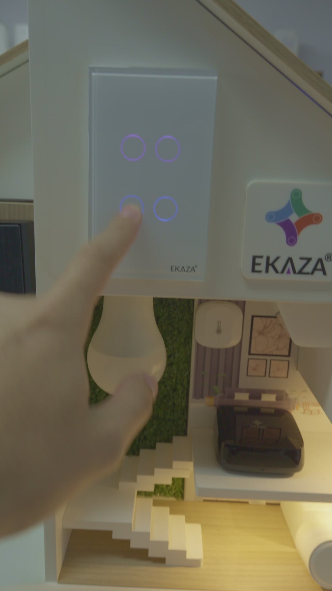 Interruptor Inteligente Série Touch 2.5d Zigbee 1 CH