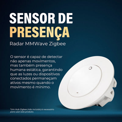 Human Presence Sensor Radar Mmwave Zigbee 3.0 - Ekaza T3018 