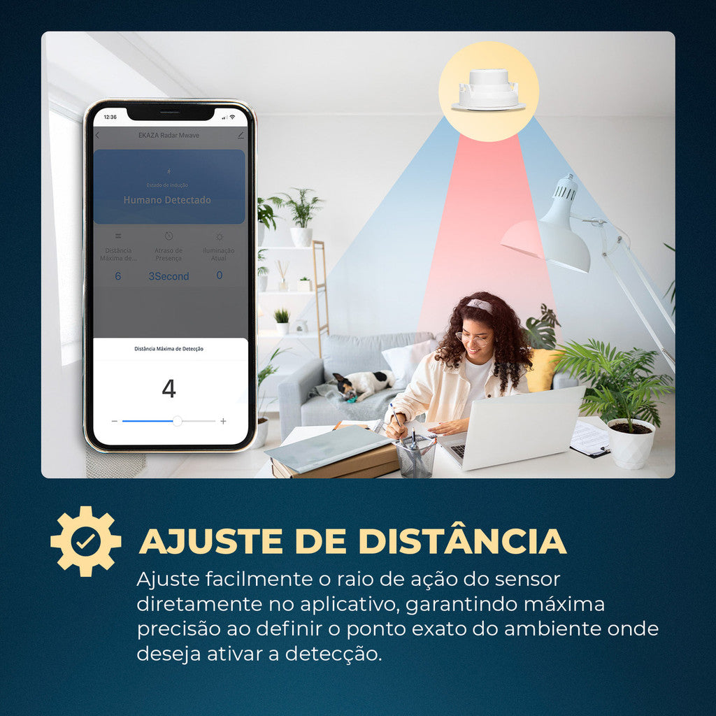 Human Presence Sensor Radar Mmwave Zigbee 3.0 - Ekaza T3018 