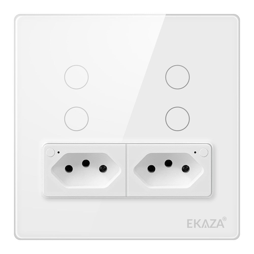 Smart Switch with 2 4x4 WiFi Sockets