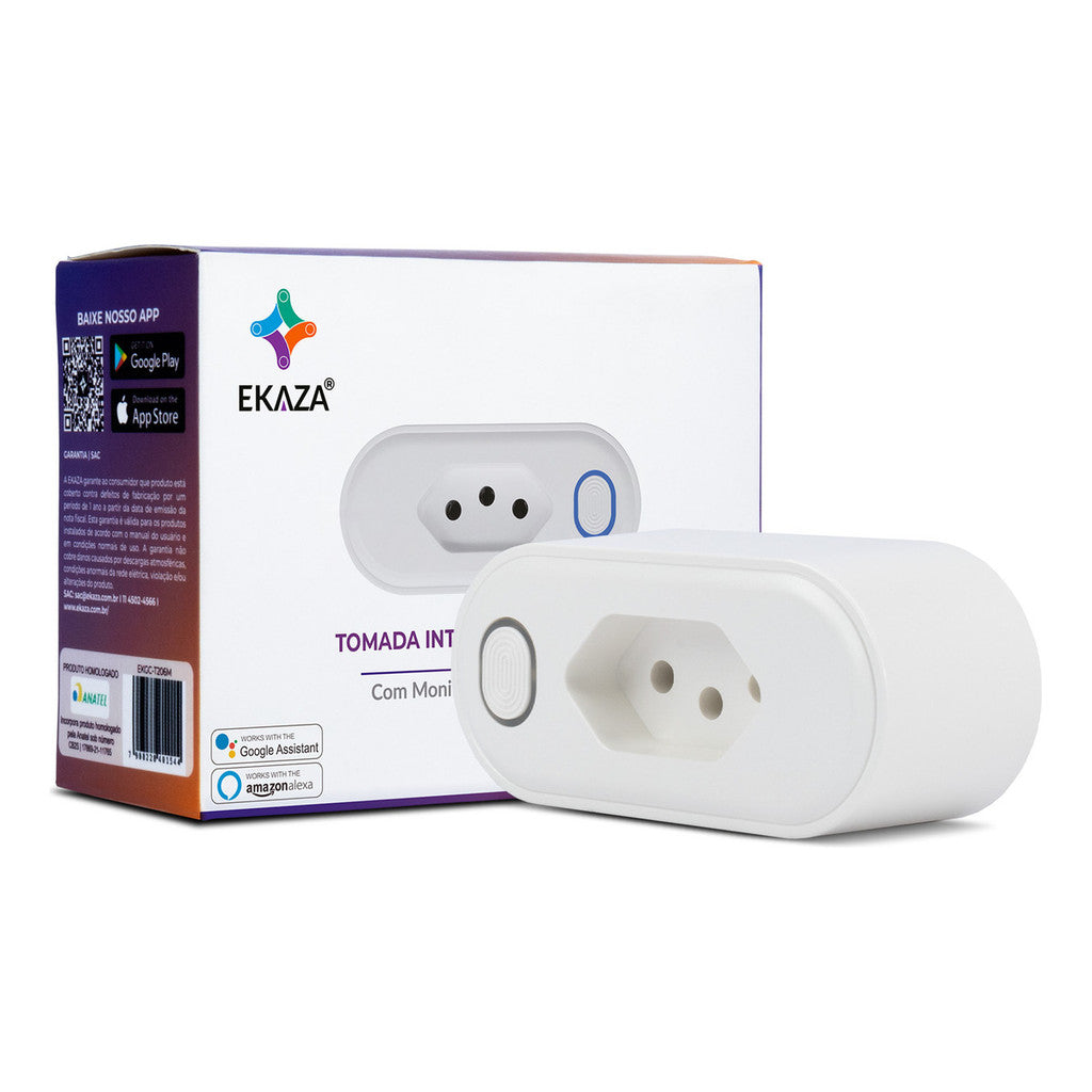 Tomada Inteligente Wifi Com Medidor De Comsumo