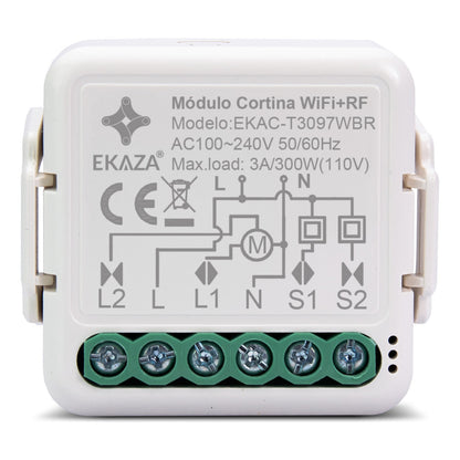 Mini Módulo De Cortina Inteligente Wifi + Rf