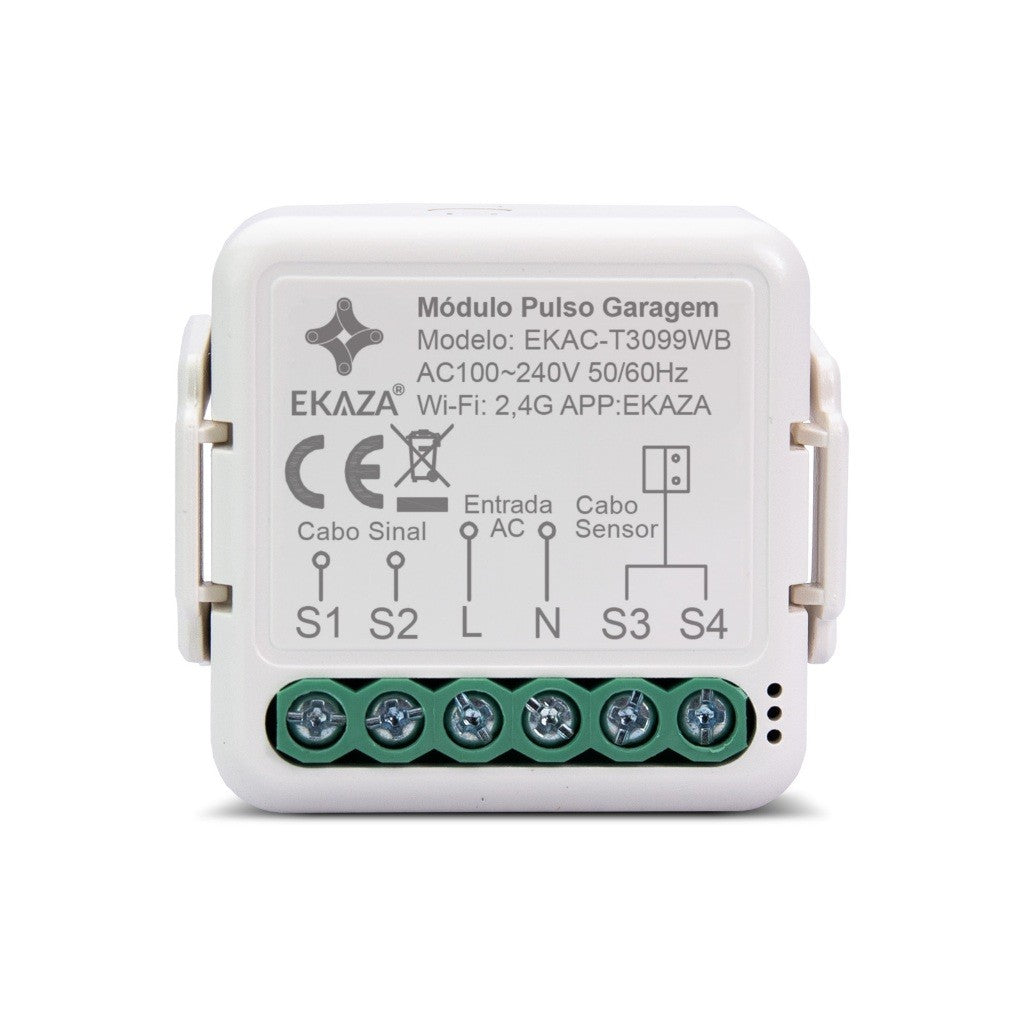 Módulo Relé Portão Garagem com Sensor Wifi