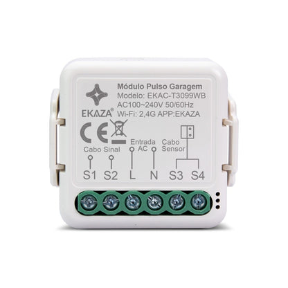 Módulo Relé Portão Garagem com Sensor Wifi
