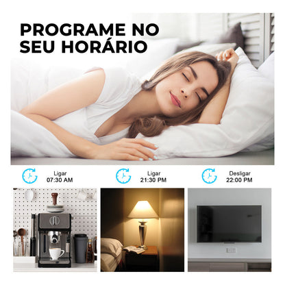 Tomada Inteligente Wifi Com Medidor De Comsumo
