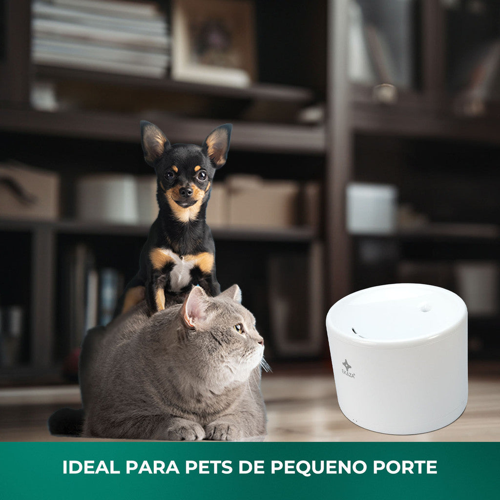 Bebedouro Uv Fonte 2l Gato Cão Pet C/filtro Smart Wifi EKAZA