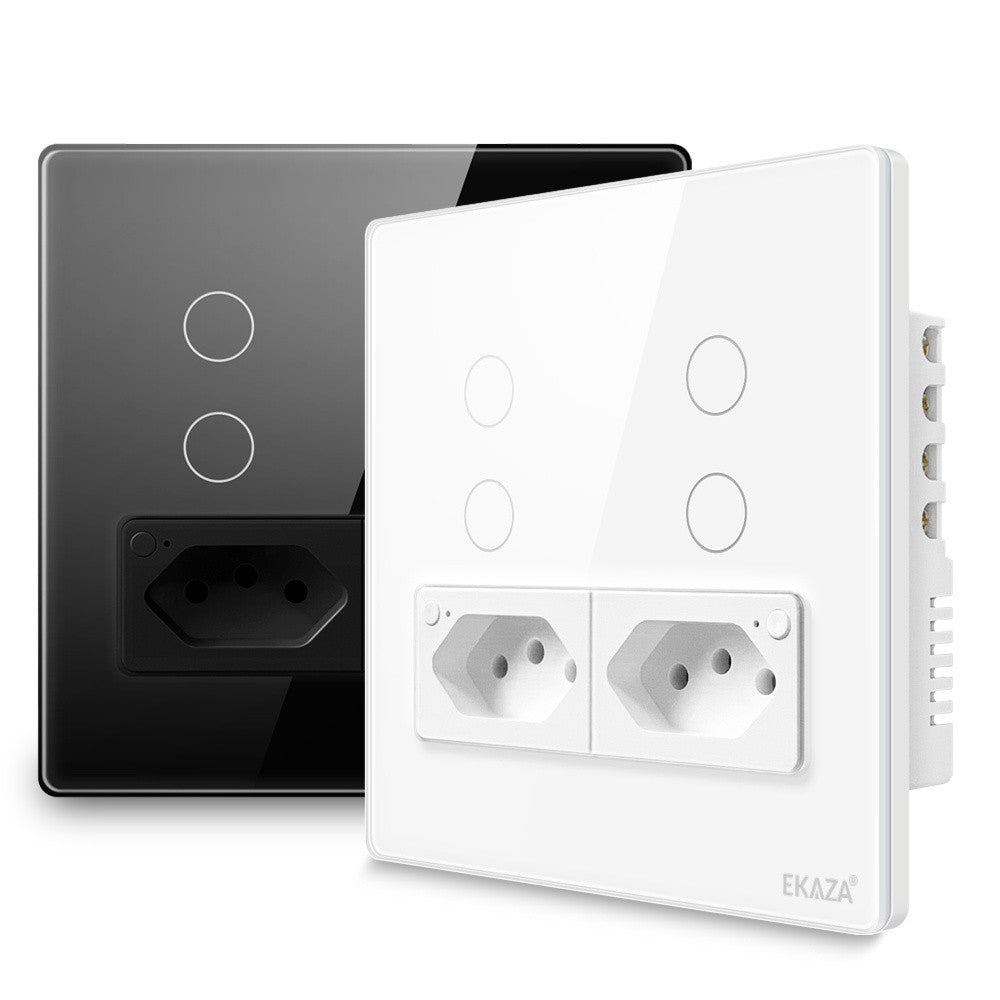 Smart Switch with 2 4x4 WiFi Sockets